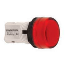 Sinaleiro Redondo Plástico Vermelho 10Mm 24Vcc MD12413HBVCC Ace Schmersal