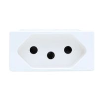 Modulo Tomada 1 Mod Br 2P+T 10A 250V N1136BL ABB