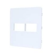 Placa 1+1 Horiz 4X4" Br Unno N16711BL ABB