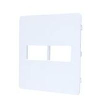 Placa 2+2 Separ 4X4" Br Unno N16724BL ABB