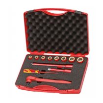 Kit Jogo Soquetes/Acessórios 14 Peças Estojo VDE1001 Gedore