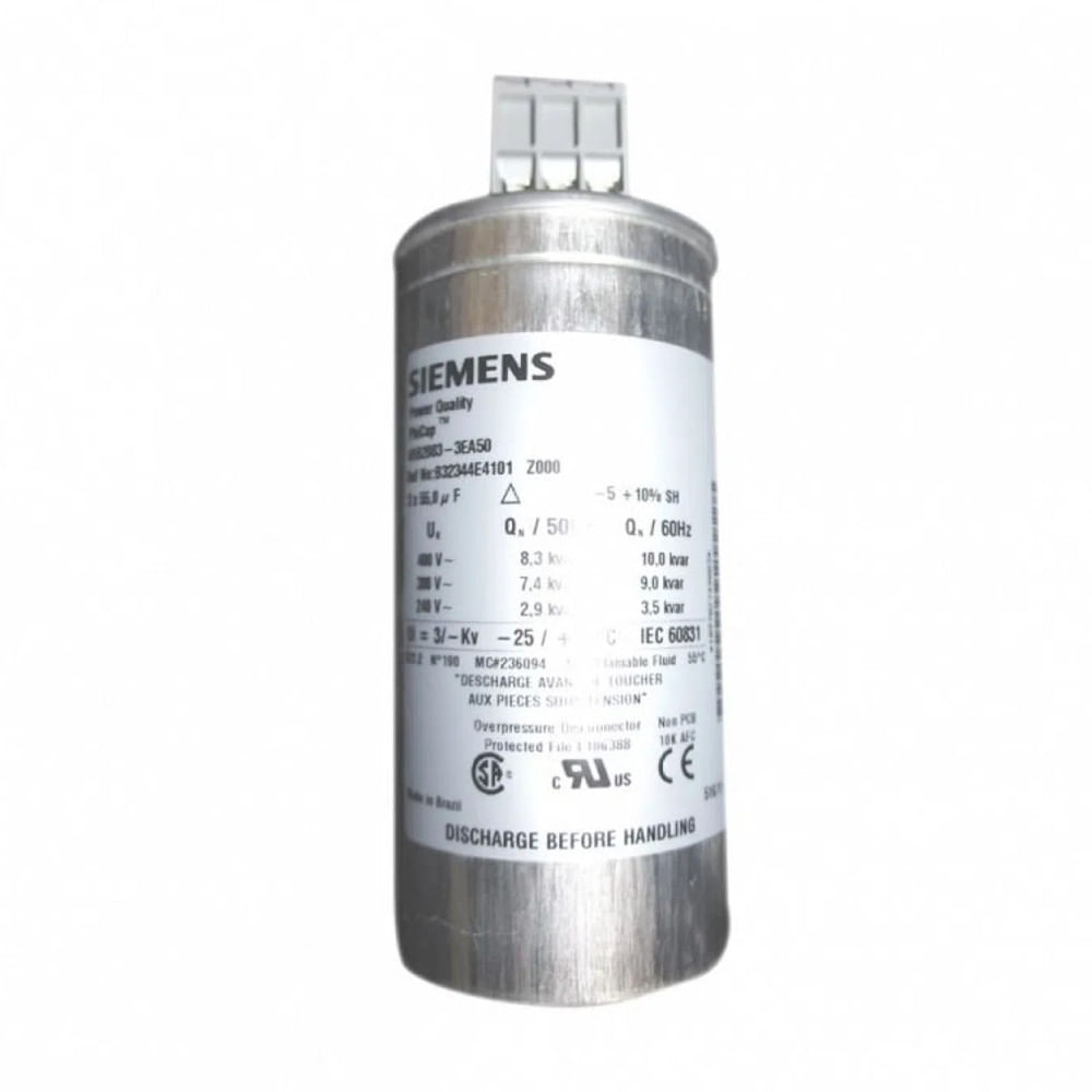Capacitor Trifásico Polipropileno Metalizado 3 X 166 Microfarads