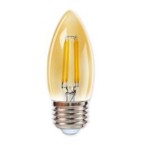 Lâmpada LED Vela E27 2400K Luz Amarela Bivolt 2W Vintage 05300 Ourolux
