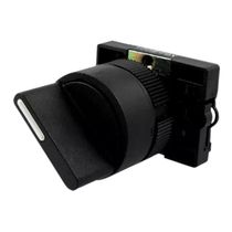 Comutador Knob Curto 3 Posições Preto 22mm SLMM8T0 Steck