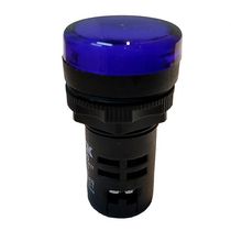 Sinaleiro Redondo Plastico Azul 110V Led SLDS1104FP Steck