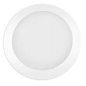 Luminária Led Plafon Redondo Embutir Branca Bivolt 4000K 12W 03208B Ourolux