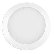 Luminária Led Plafon Redondo Embutir Branca Bivolt 4000K 12W 03208B Ourolux