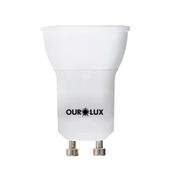 Lâmpada LED MR11 GU10 2700K Luz Amarela Bivolt 9W 38G 20067 Ourolux