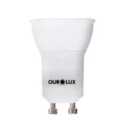 Lâmpada LED MR11 GU10 2700K Luz Amarela Bivolt 9W 38G 20067 Ourolux