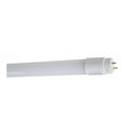 Lâmpada-LED-T8-Tubular-G13-60cm-6000K-Luz-Branca-Fria-Bivolt-9W-Policarbonato-BL108HF9W-Intral A imagem apresenta o bocal próximo