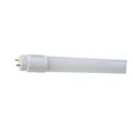 Lâmpada-LED-T8-Tubular-G13-60cm-6000K-Luz-Branca-Fria-Bivolt-9W-Policarbonato-BL108HF9W-Intral A imagem apresenta o bocal próximo do lado esquerdo