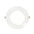 Luminária LED Plafon Redonda Embutir Branca Bivolt 2700K 12W 03208A Ourolux - Dimensional | Visção geral do produto