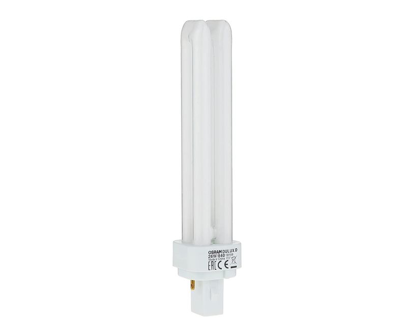 Lâmpada Compacta 2700K G24D-2 2P 26W Dulux D 7012642 Ledvance | Dimensional - Imagem meramente ilustrativa