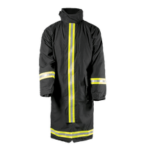 Capa Bombeiro Aramida Preto Velc/Zip Tamanho 42-44 C/Reflet HJ905T2L00MD Hercules