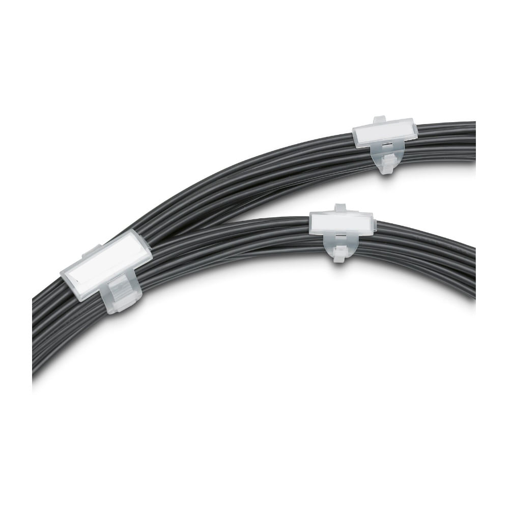 Porta Identificador Polietileno Transparente 8,0X29,0Mm KMK2