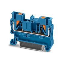 Conector Passagem Carril Azul E Preto 800V 24A Phoenix Contact