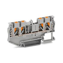 Conector Passagem Poliamida Cinza 24A 2,50Mm2 PT2,5QUATTRO Phoenix Contact