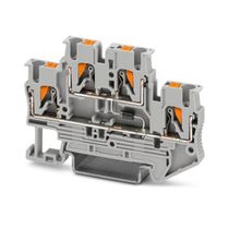 Conector Passagem Cinza PTTB2,5DIOUO Phoenix Contact