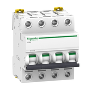Disjuntor Mini Tetrapolar 4A 240VCA Curva C A9F74404 Schneider