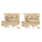 Conector Passagem Parafuso Passagem 4Mm2 DKS1LD24GFH Weidmuller Conexel