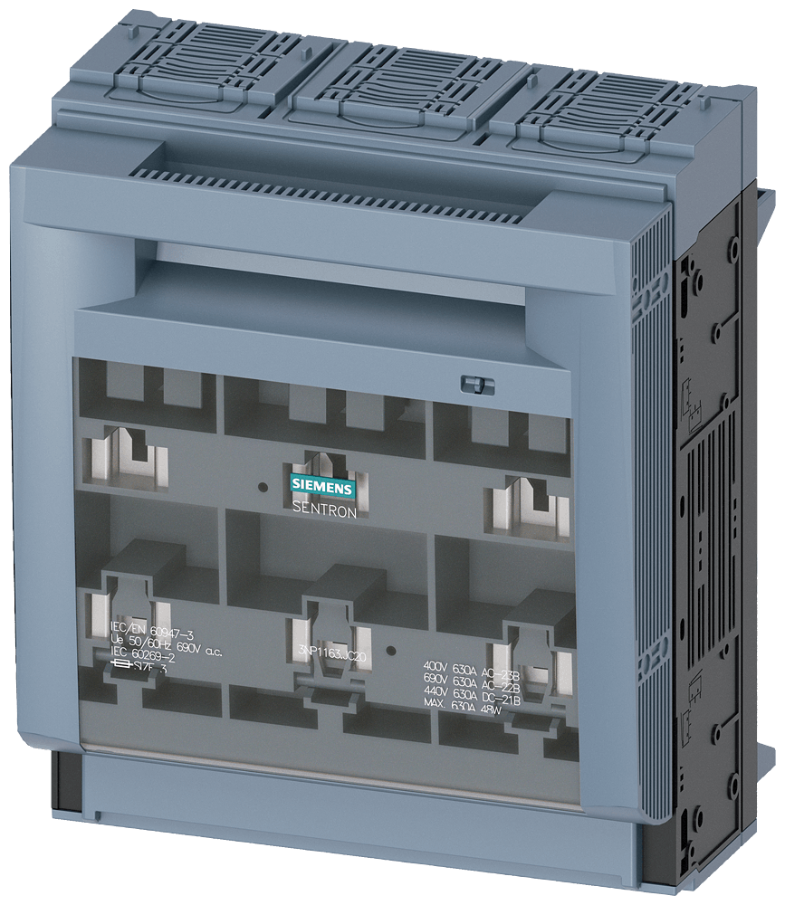 Chave Seccionadora Tripolar Sob Carga 630A 690V 3NP11631JC20