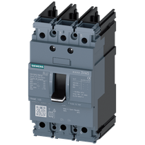 Disjuntor Caixa Moldada Tripolar Térmico/Magnético Fixos 500VCA 15A 65KA Sentron 3Va51956Ed310Aa0 Siemens