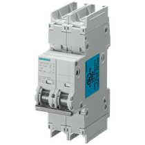 Disjuntor Mini Bipolar 0,5A 220VCA C 14KA Sentron 5Sj42057Hg41 Siemens