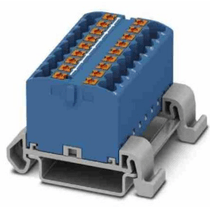Bloco Conector Passagem Azul 500V 24A 18C 0,14-4Mm2 PTFIX18X2,5NS35ABU Phoenix Contact