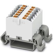 Bloco Conector Passagem Branco 690V 24A 12C 0,14-4Mm2 PTFIX12X2,5NS35AWH Phoenix Contact