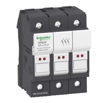 Base Fus Cart 3P 8,5X31,5 25A 400V Tesys Df DF83V Schneider