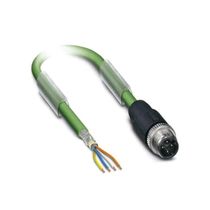 Cabo Comunicação Com Conector M12 4 Polos Cat5 SAC4PM12MSD15,0933 Phoenix Contact