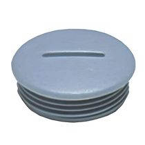 Tampao Eletrod Pvc Cinza 1/2" P/Prensa Cabo S752P Steck
