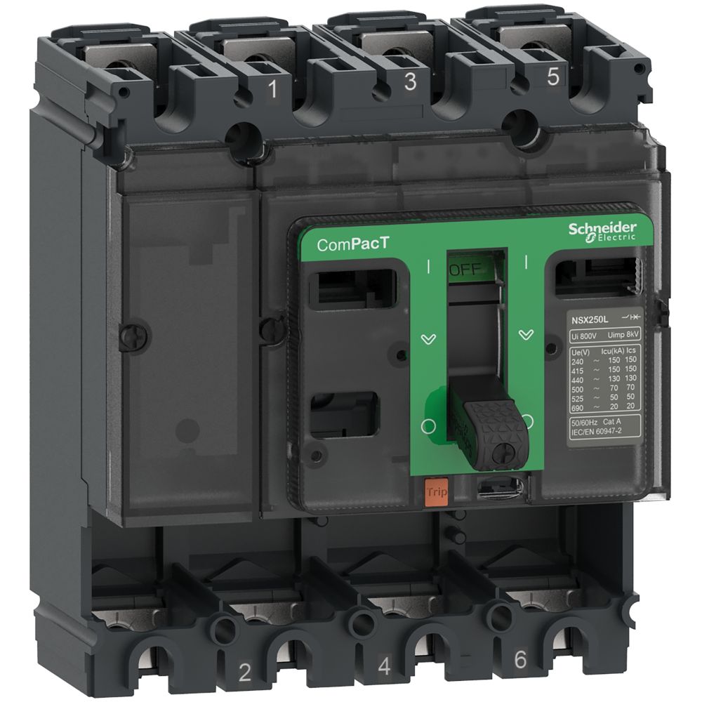 Disjuntor Mini Monopolar 4A 220/380VCA A 10KA Sentron 5Sy41085
