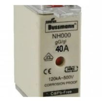 Fusível NH 00 U/R 500V 40A 120KA NH00AR040C Bussmann