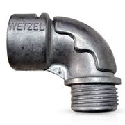 Conector Box Curvo Alumínio Sem Revestimento BSP 3" CCA45 Wetzel