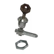 Fecho Lingueta 19-35Mm Com Chave Yale Fixação Porca Sem Trava 28852 Tasco