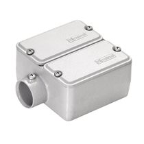 Condulete Alumínio C 3/4" Sem Rosca Cinza Com Tampa Sem Vedação CDSR15 Wetzel