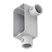 Condulete Alumínio LR 1" S/R Cinza Sem Tampa LRSR201 Wetzel