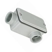 Condulete Alumínio LR 1" Sem Rosca Cinza Com Tampa LRSR20V Wetzel