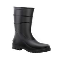 Bota PVC Preto Com Forro Sem Biqueira Tamanho 33 82BPC600 CA 37456 Bracol
