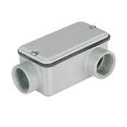 Condulete Alumínio LL 2" BSP Cinza Com Tampa EWR115LL6B Naville