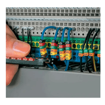 Anilha Flex 3,00Mm Azul 0,6KV 20KVM MHG2/5 Hellermann