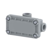 Condulete Alumínio LR 1" BSP Cinza Com Tampa EWR115LR3B Naville