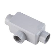 Condulete Alumínio T 3/4" NPT Cinza Com Tampa T15NI Wetzel