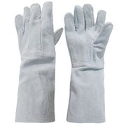 Luva Proteção Mecânica Raspa Reforço Lona 200mm CA 11689 Comluvas