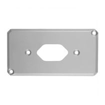 Tampa Condulete Alumínio 1 PAD Branco 1" NR36 Wetzel