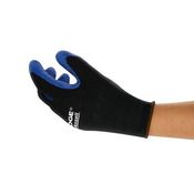 Luva Proteção Mecanica Poliester Azul/Preta 48305 Tamanho 10 Ansell
