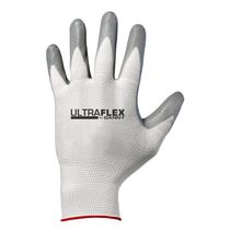 Luva Proteção Mecanica Nylon Cinza Nitrilica Ultraflex DA12600 Tamanho G Danny