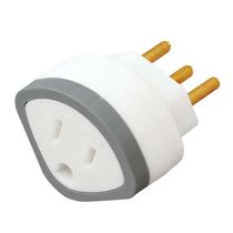 Plugue Adaptador Branco 2PeT Universal 10A DN1630 Daneva