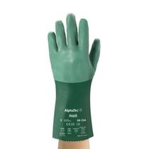 Luva Proteção Química Neoprene Verde Tamanho 9 08 354 Scorpio CA 12699 Ansell